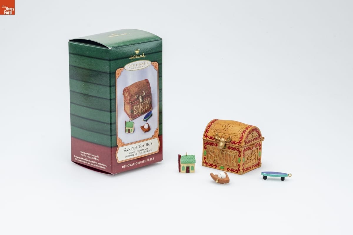 Hallmark "Santa's Toy Box" Christmas Ornaments, 2001