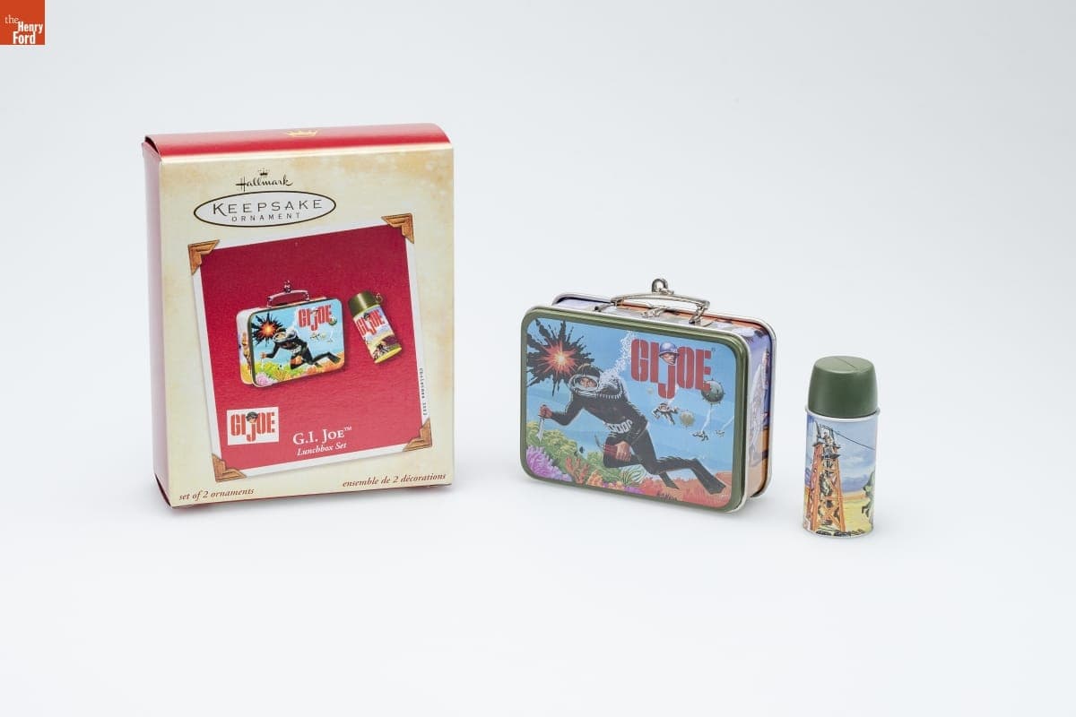 Hallmark "G.I. Joe Lunchbox Set" Christmas Ornaments, 2002