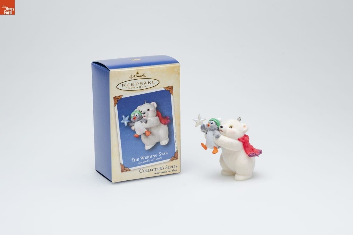 Hallmark "Snowball and Tuxedo Series: The Wishing Star" Christmas Ornament, 2002