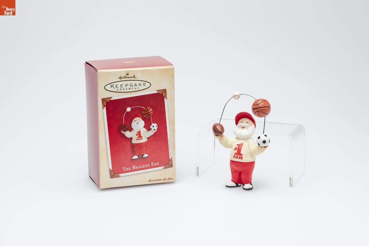 Hallmark "The Biggest Fan" Christmas Ornament, 2002