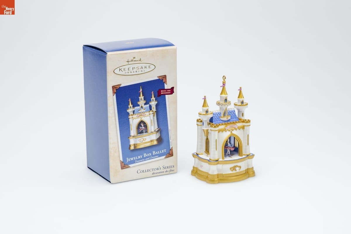 Hallmark "Treasures and Dreams Series: Jewelry Box Ballet" Christmas Ornament, 2002