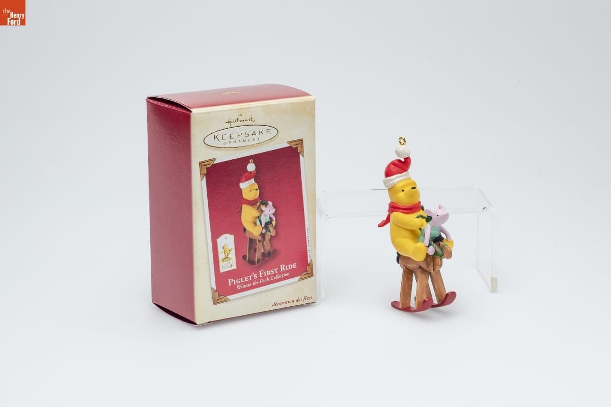 Hallmark "Winnie-the-Pooh Collection: Piglet's First Ride" Christmas Ornament, 2002