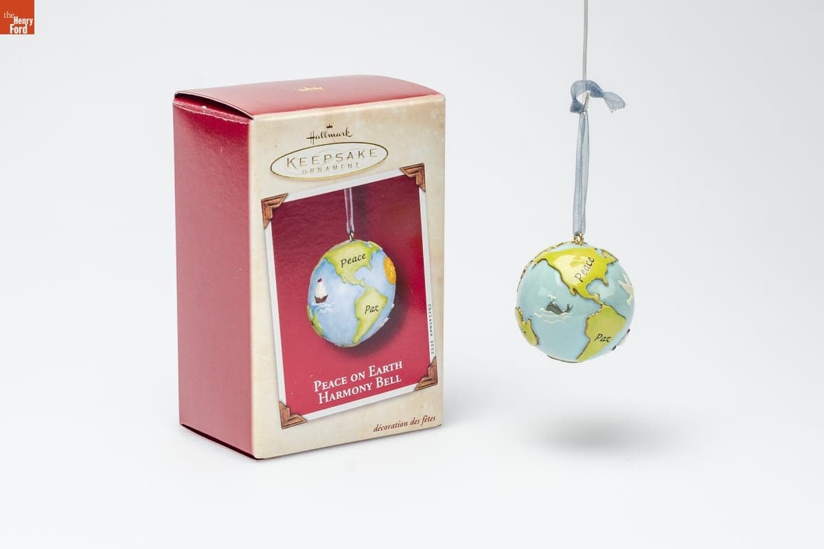 Hallmark "Peace on Earth Harmony Bell" Christmas Ornament, 2002