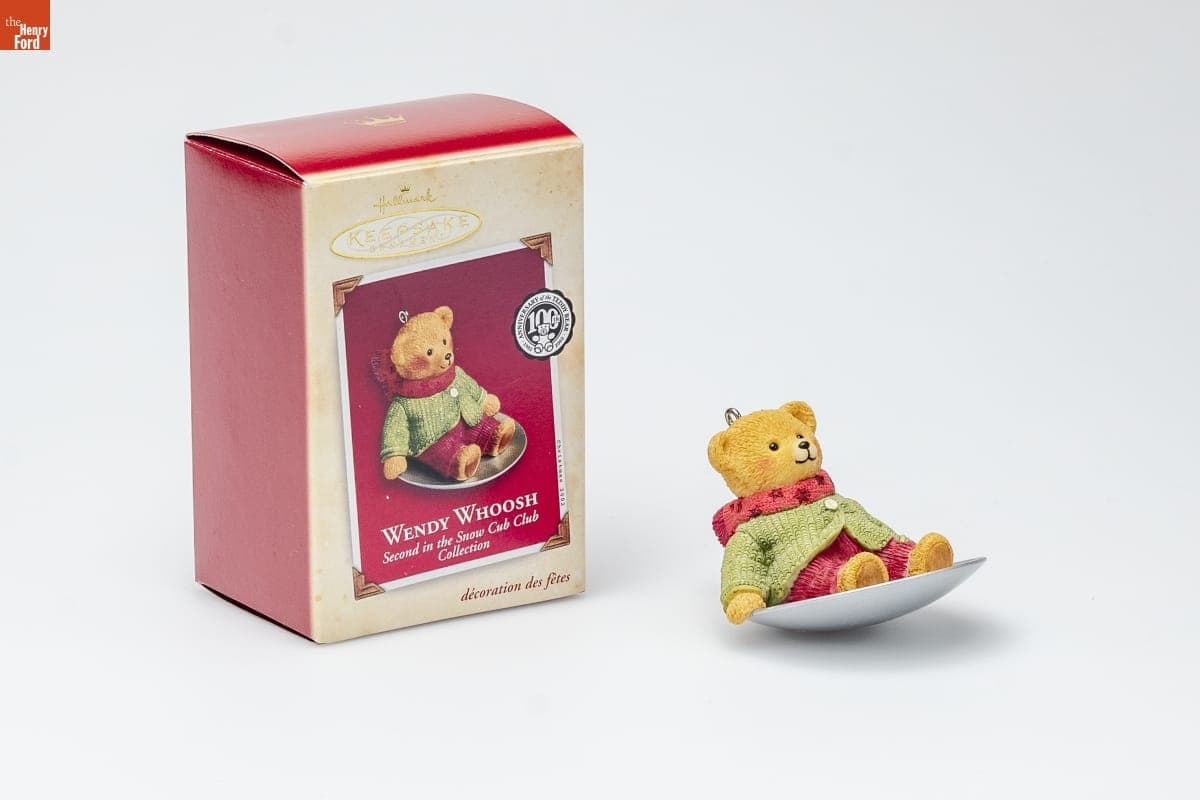 Hallmark "Snow Cub Club: Wendy Whoosh" Christmas Ornament, 2002