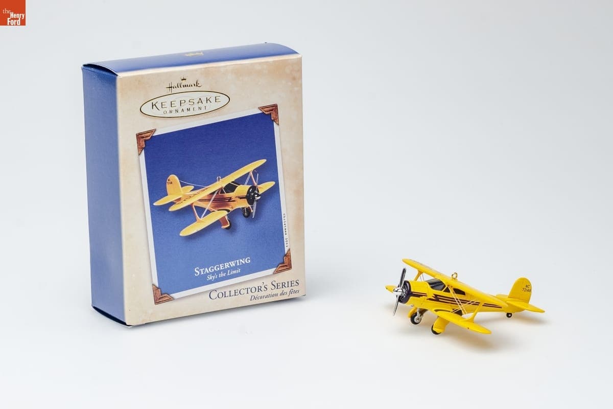 Hallmark "Sky's the Limit Series: Staggerwing" Christmas Ornament, 2002