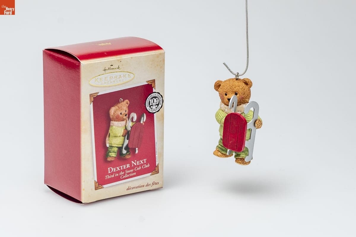 Hallmark "Snow Cub Club: Dexter Next" Christmas Ornament, 2002