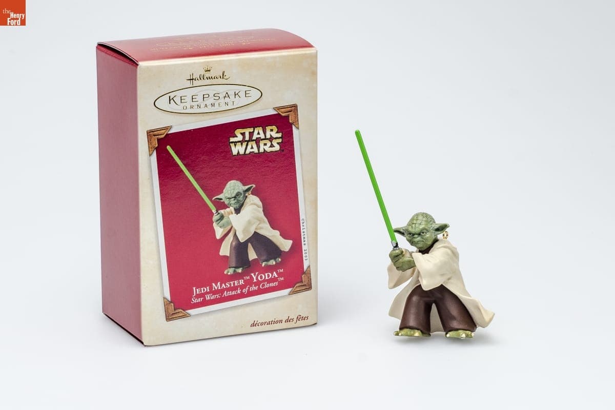 Hallmark "Star Wars Attack of the Clones: Jedi Master Yoda" Christmas Ornament, 2003