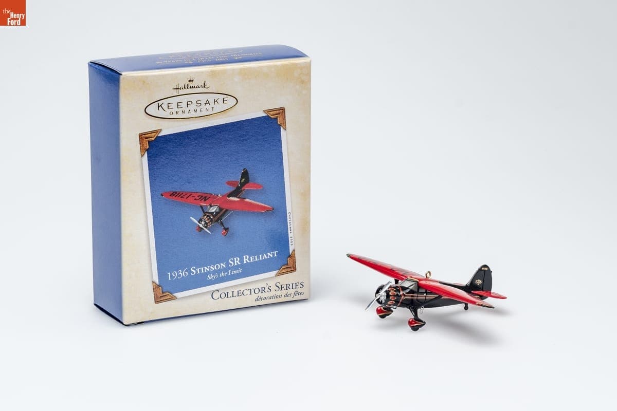 Hallmark "Sky's the Limit Series: 1936 Stinson SR Reliant" Christmas Ornament, 2003