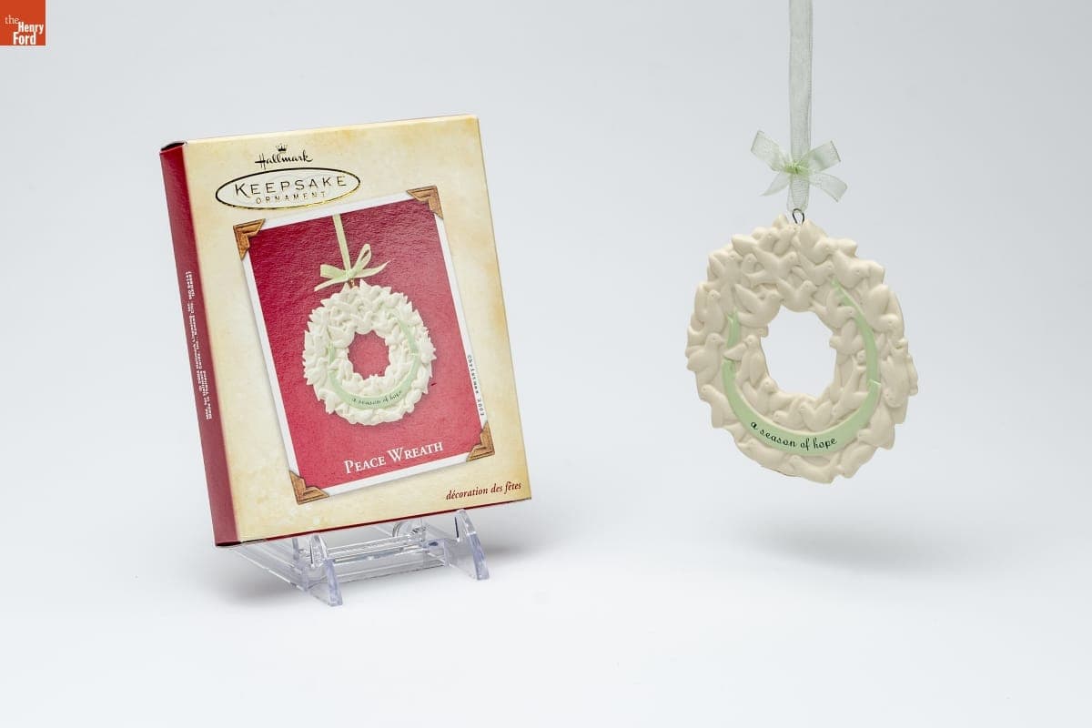 Hallmark "Peace Wreath" Christmas Ornament, 2003