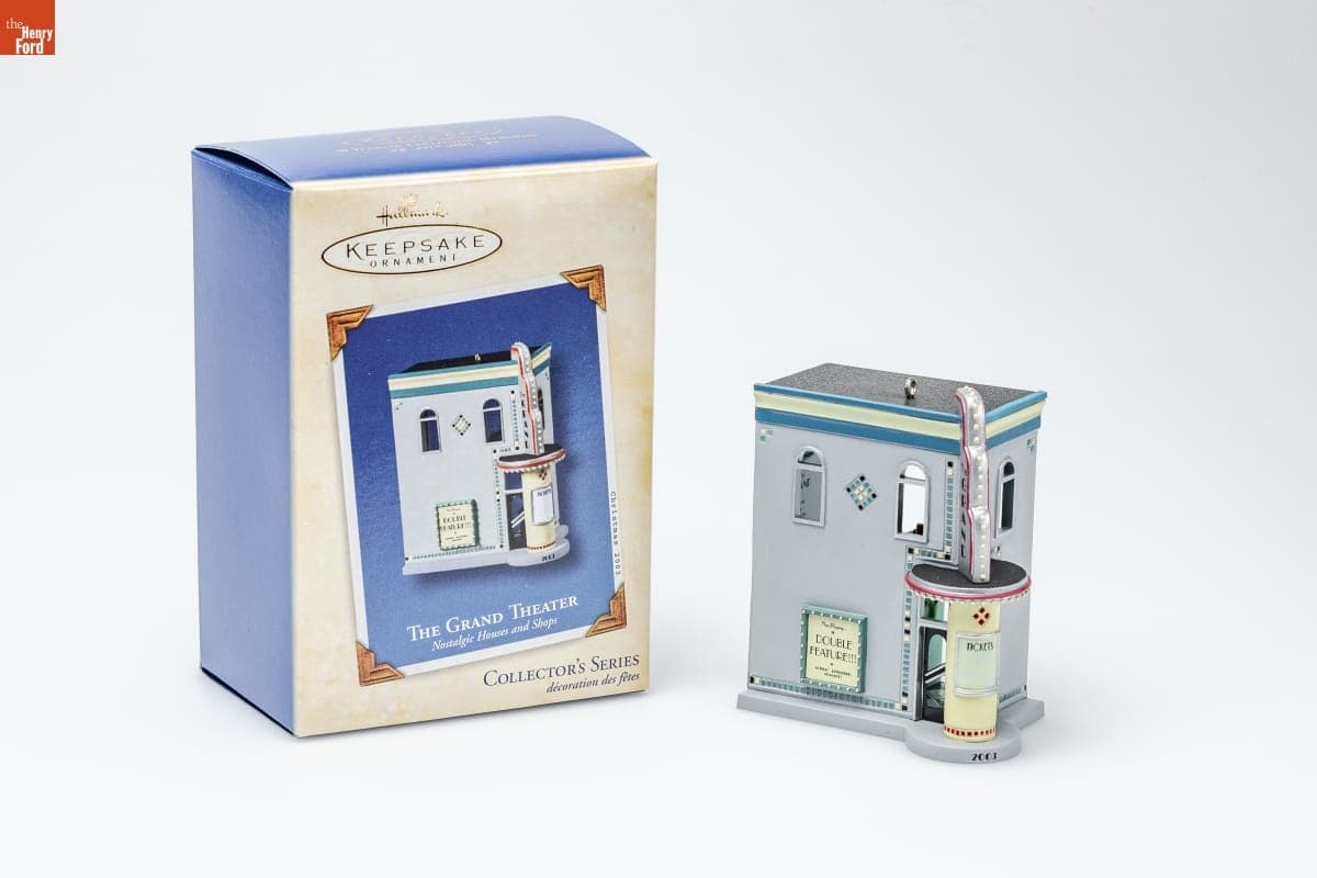Hallmark "Nostalgic Houses and Shops Series: The Grand Theater" Christmas Ornament, 2003