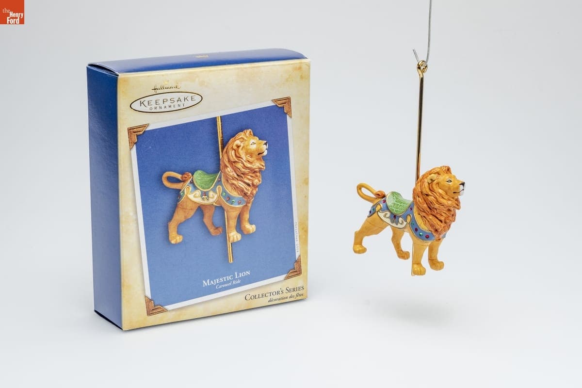 Hallmark "Carousel Ride Series: Majestic Lion" Christmas Ornament, 2004