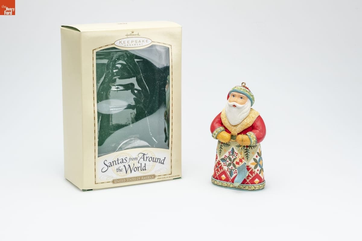 Hallmark "Santas from Around the World: United States of America" Christmas Ornament, 2004