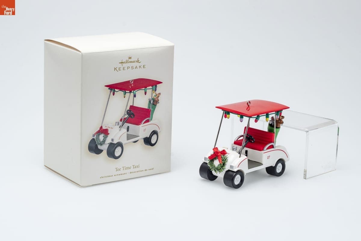 Hallmark "Tee Time Taxi" Christmas Ornament, 2007