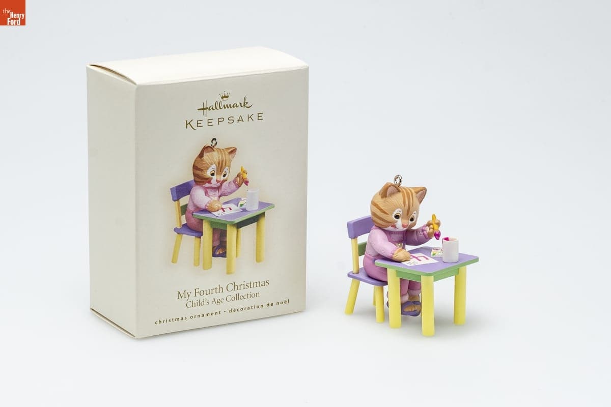 Hallmark "Child's Age Collection: My Fourth Christmas" Christmas Ornament, 2007