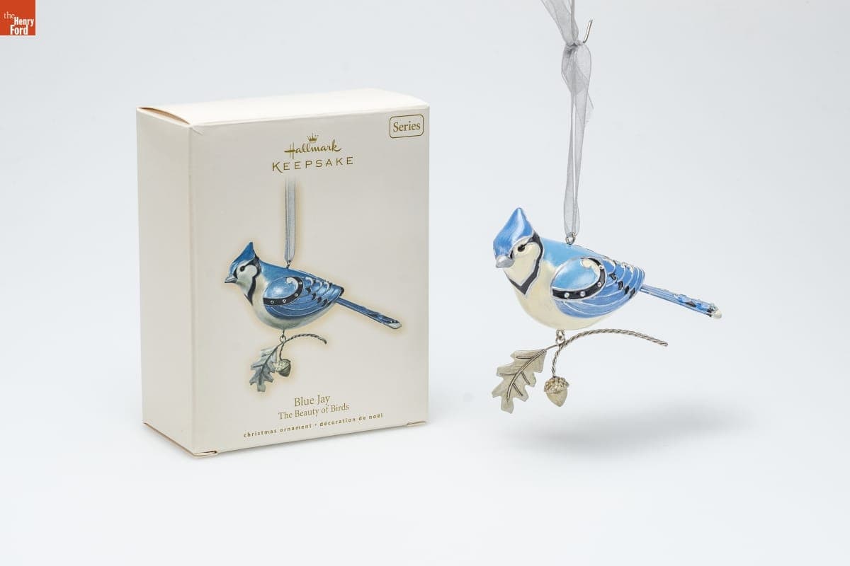 Hallmark "The Beauty of Birds Series: Blue Jay" Christmas Ornament, 2007