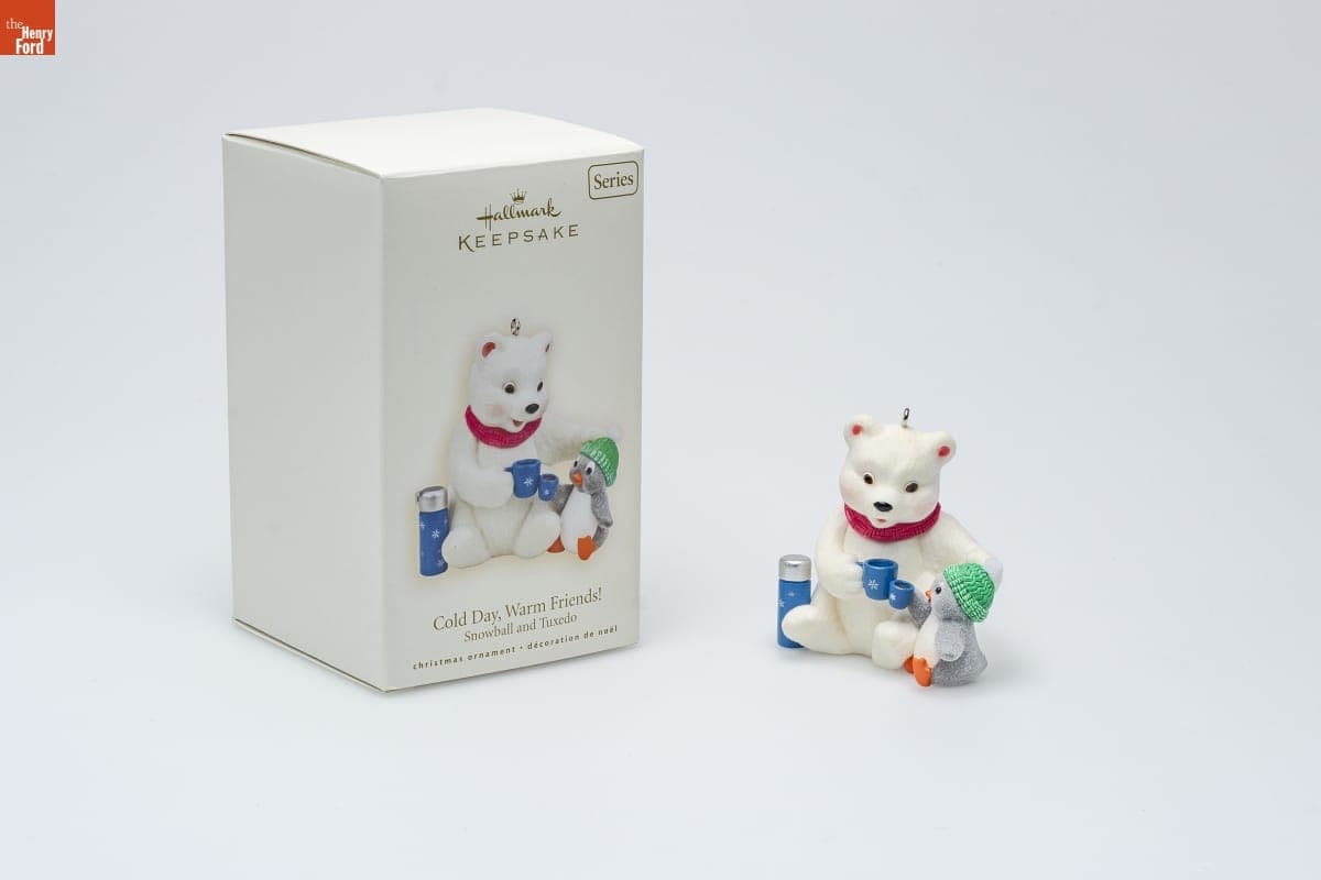 Hallmark "Snowball and Tuxedo Series: Cold Day, Warm Friends!" Christmas Ornament, 2008