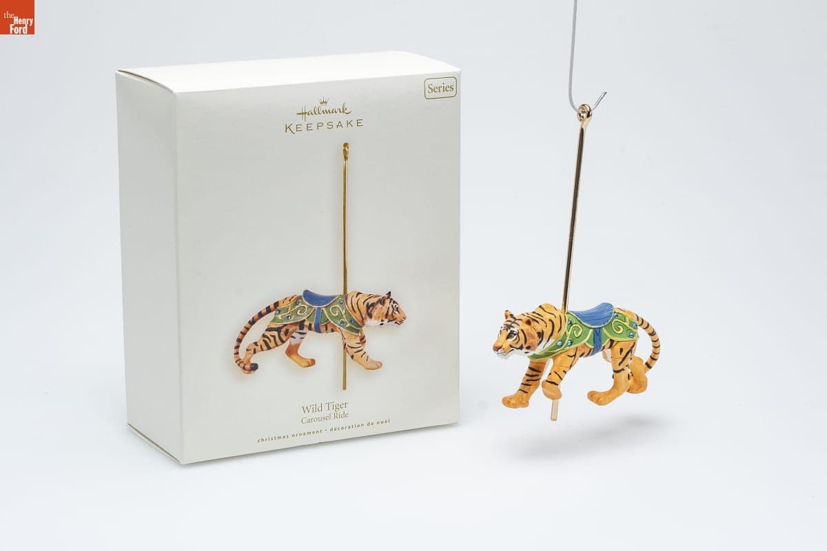Hallmark "Carousel Ride Series: Wild Tiger" Christmas Ornament, 2008