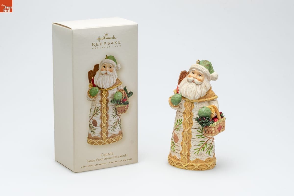 Hallmark "Santas From Around the World: Canada" Collector's Club Christmas Ornament, 2008
