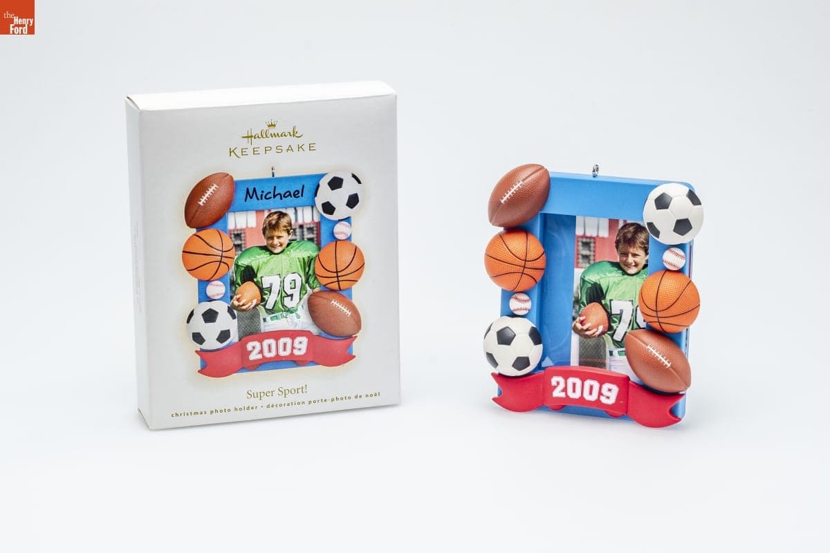 Hallmark "Super Sport! Photo Holder" Christmas Ornament, 2009