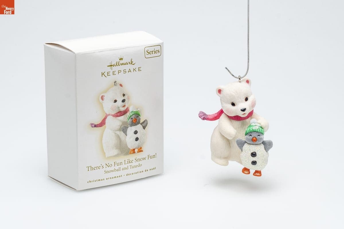 Hallmark "Snowball and Tuxedo Series: There's No Fun Like Snow Fun!" Christmas Ornament, 2009