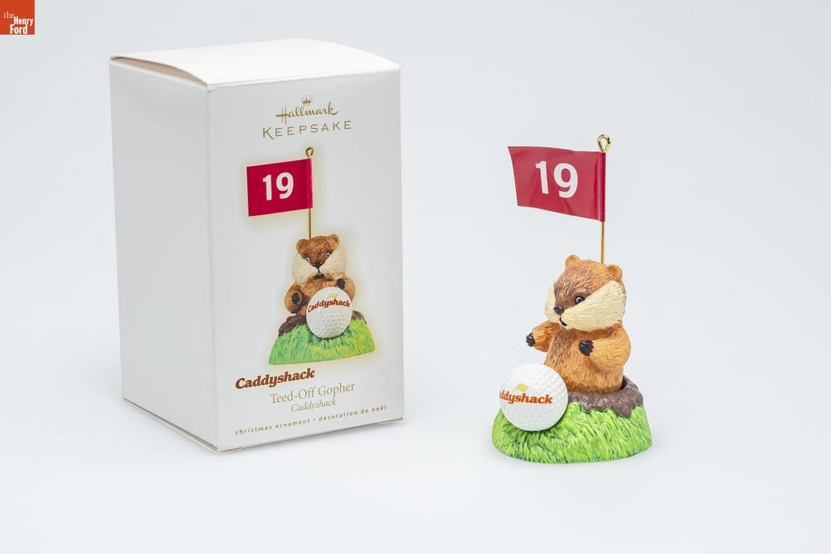 Hallmark "Caddyshack: Teed-Off Gopher" Christmas Ornament, 2009