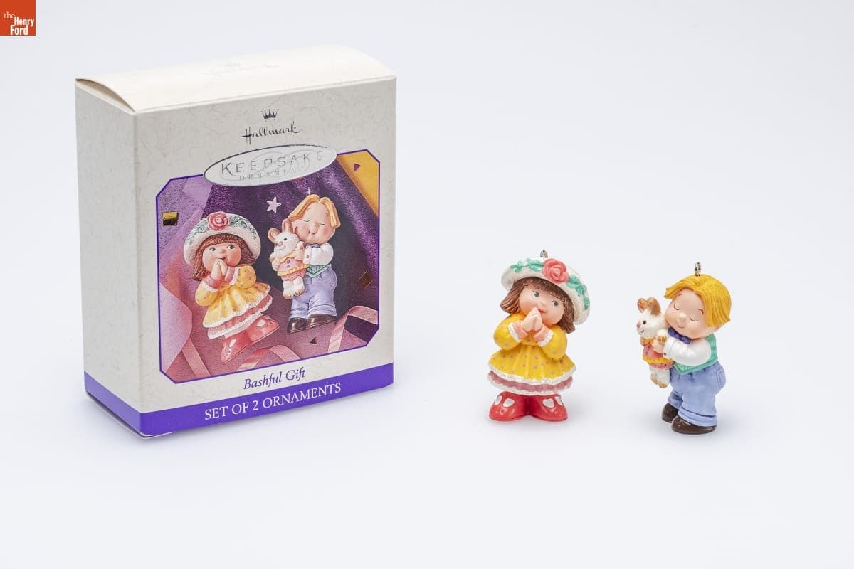 Hallmark "Bashful Gift" Spring Ornaments, 1998