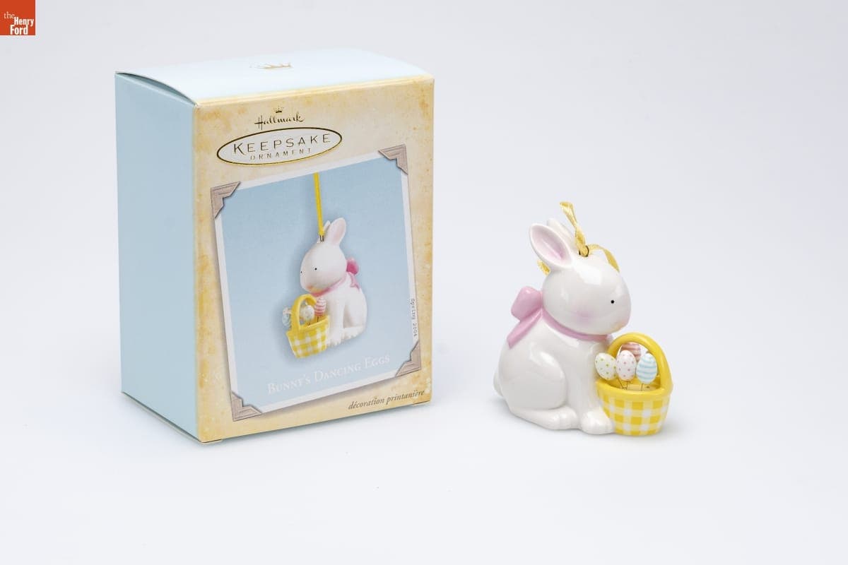 Hallmark "Bunny's Dancing Eggs" Spring Ornament, 2004