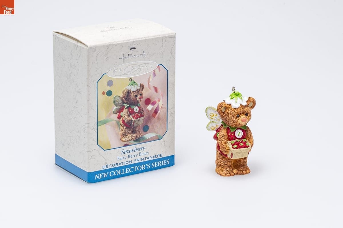 Hallmark "Fairy Berry Bears Series: Strawberry" Spring Ornament, 1999