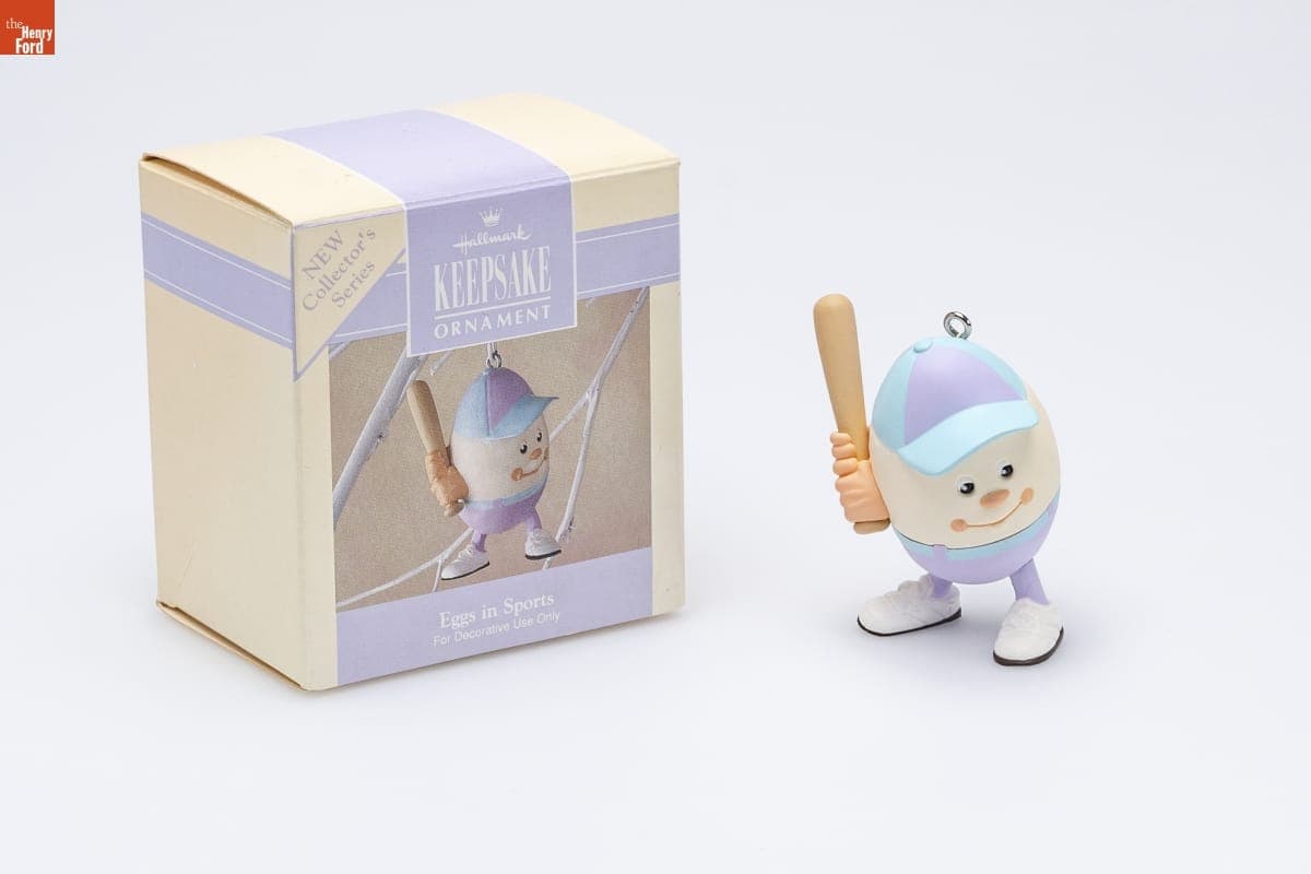 Hallmark "Eggs in Sports Series" Easter Ornament, 1992