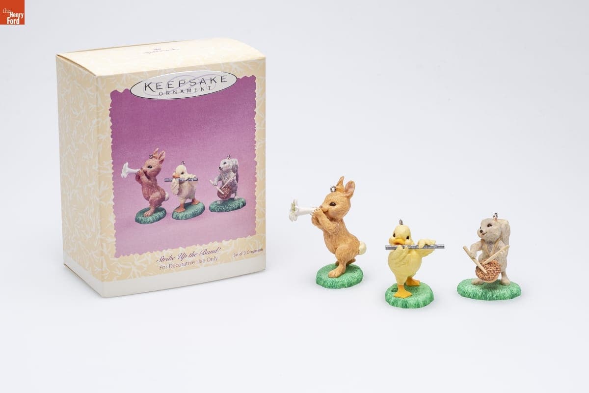Hallmark "Strike Up the Band" Easter Ornaments, 1996
