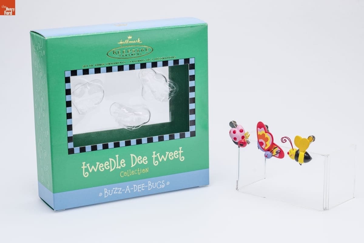 Hallmark "Tweedle Dee Tweet Collection: Buzz-A-Dee-Bugs" Spring Ornaments, 2003