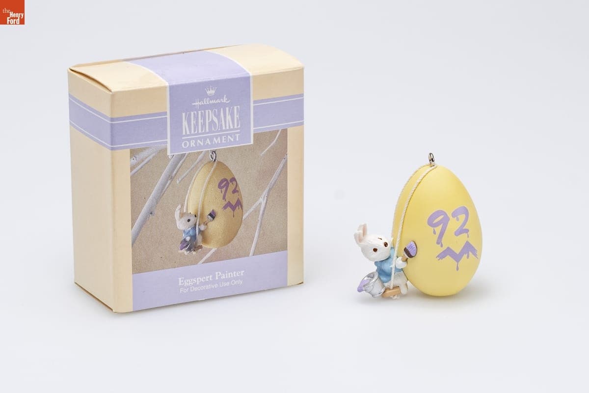 Hallmark "Eggspert Painter" Easter Ornament, 1992