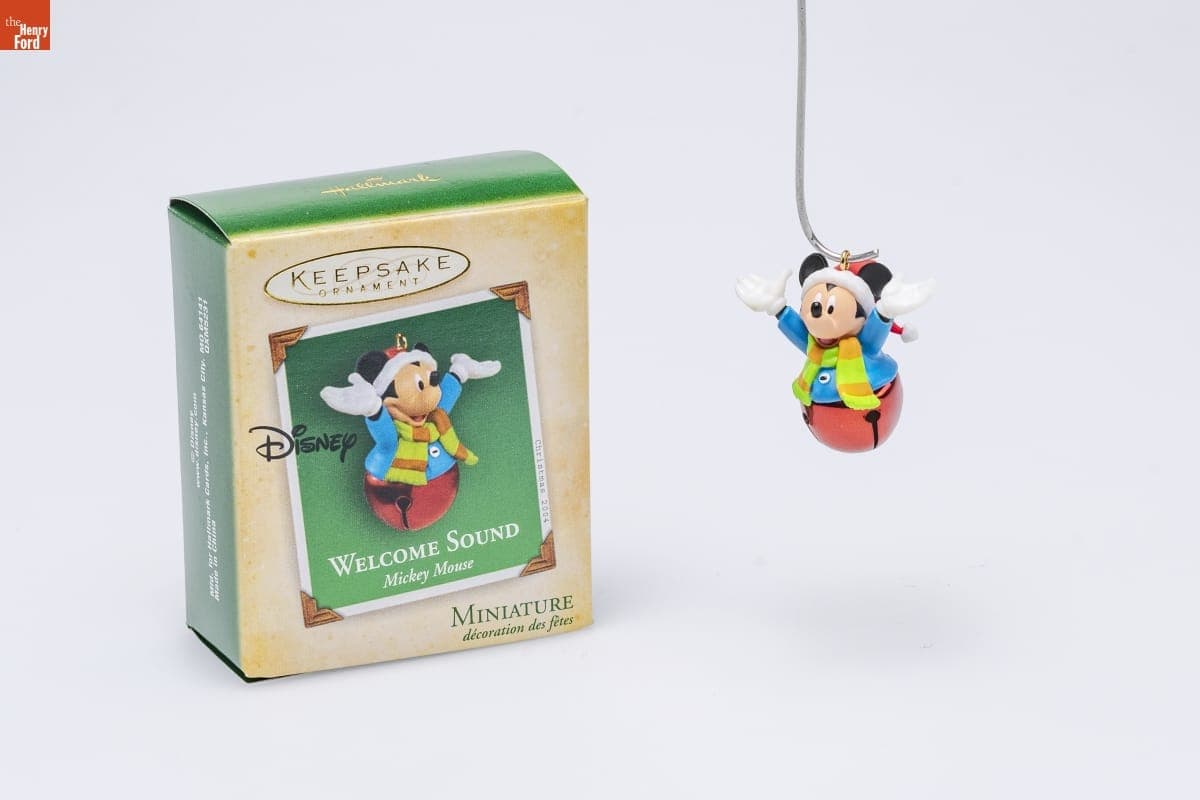 Hallmark "Disney's Mickey Mouse: Welcome Sound" Miniature Christmas Ornament, 2004