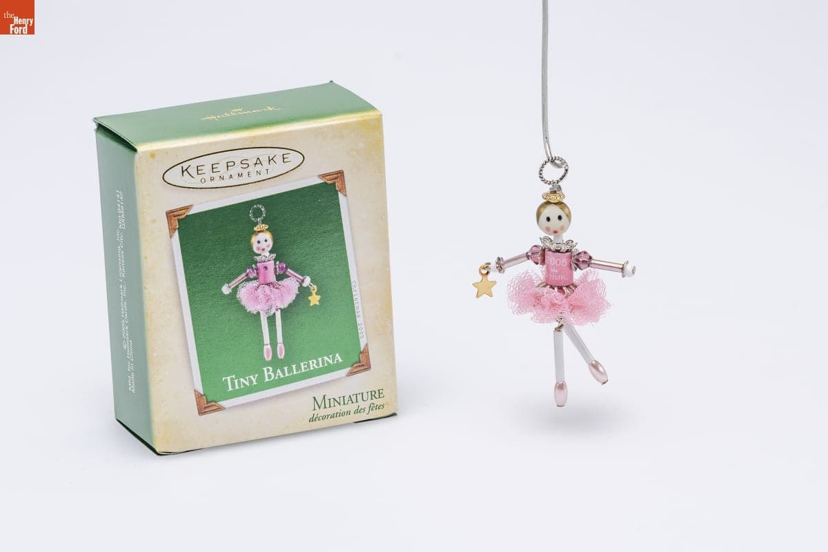 Hallmark "Tiny Ballerina" Miniature Christmas Ornament, 2005