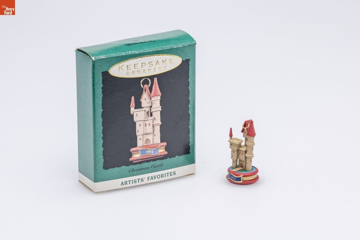 Hallmark "Christmas Castle" Miniature Christmas Ornament, 1993