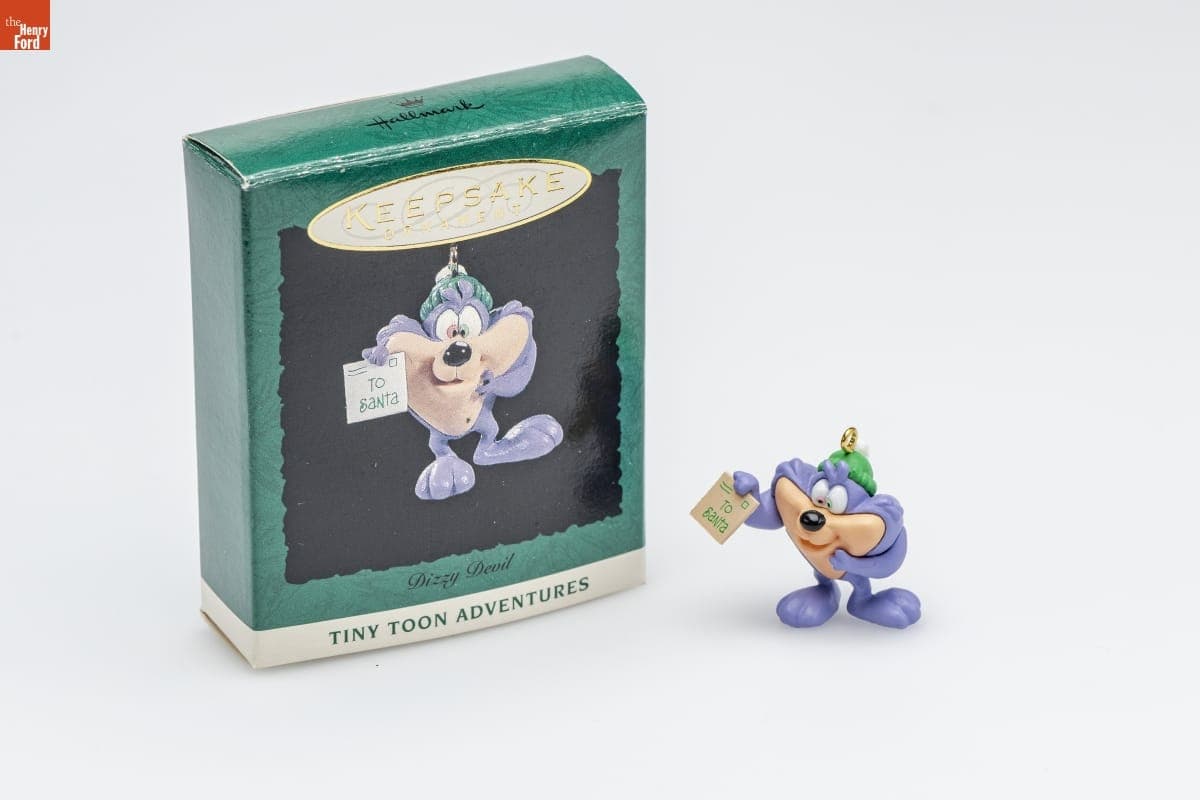 Hallmark "Tiny Toon Adventures: Dizzy Devil" Miniature Christmas Ornament, 1994
