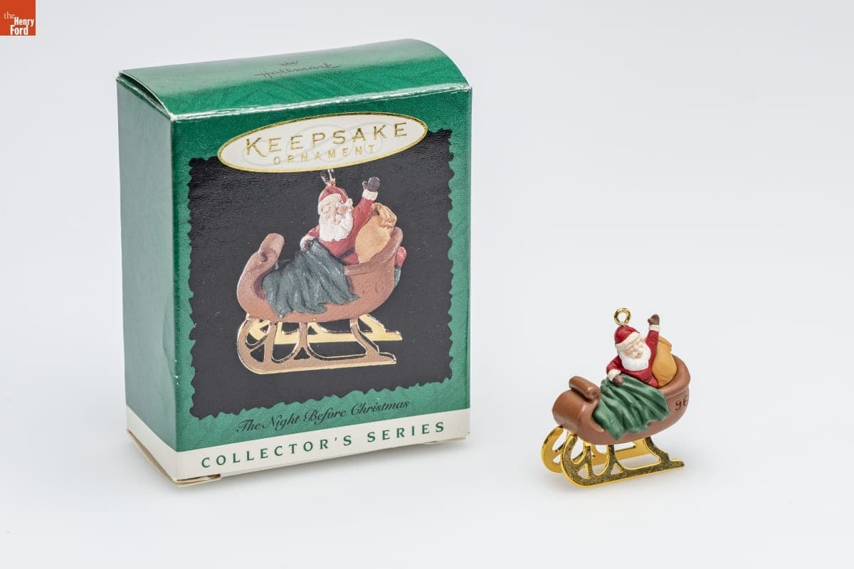 Hallmark "The Night Before Christmas Series" Miniature Christmas Ornament, 1996