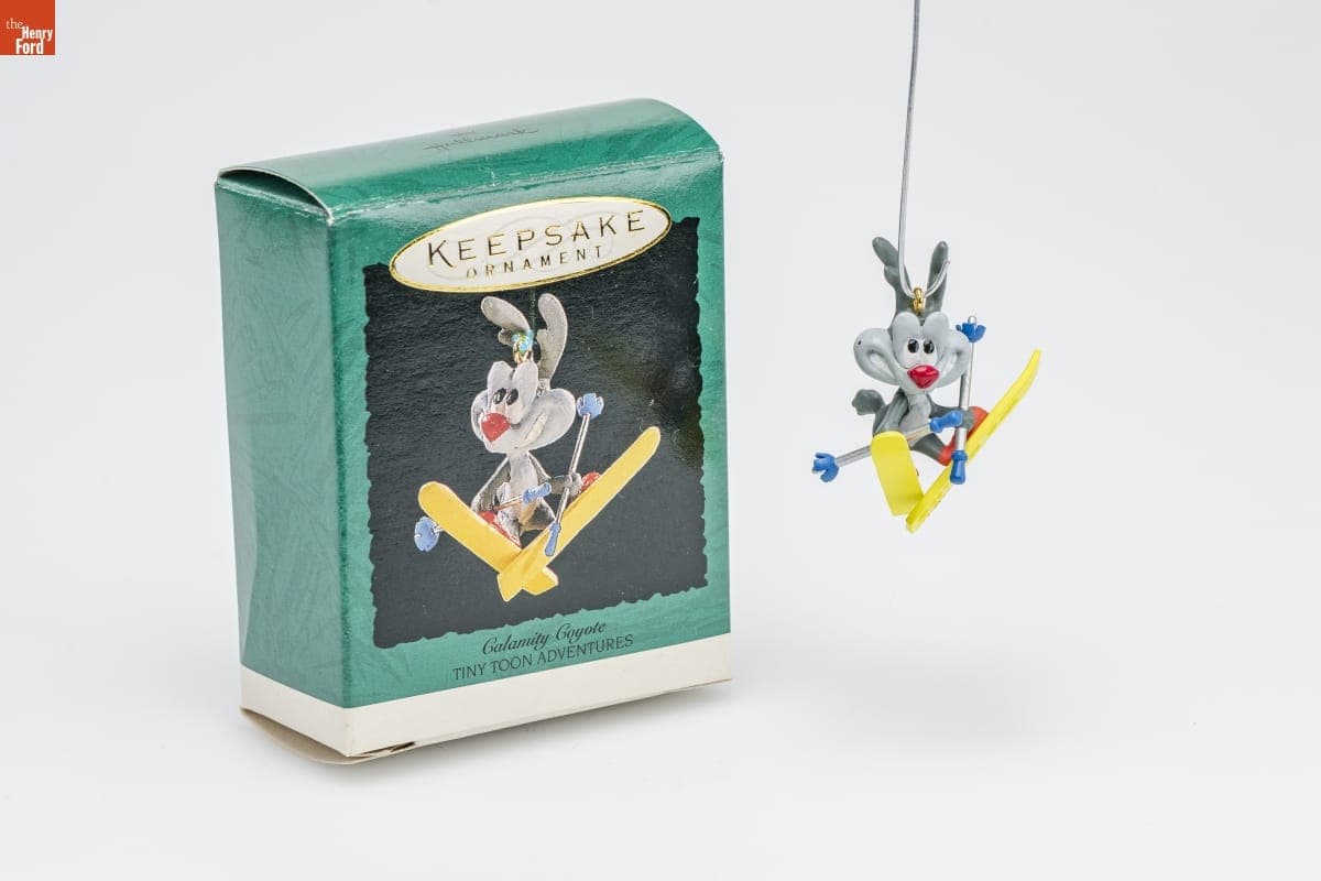 Hallmark "Tiny Toon Adventures: Calamity Coyote" Miniature Christmas Ornament, 1995
