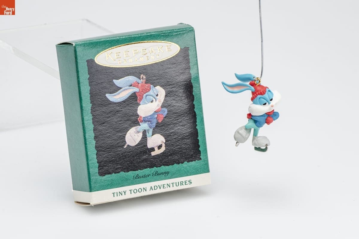 Hallmark "Tiny Toon Adventures: Buster Bunny" Miniature Christmas Ornament, 1994