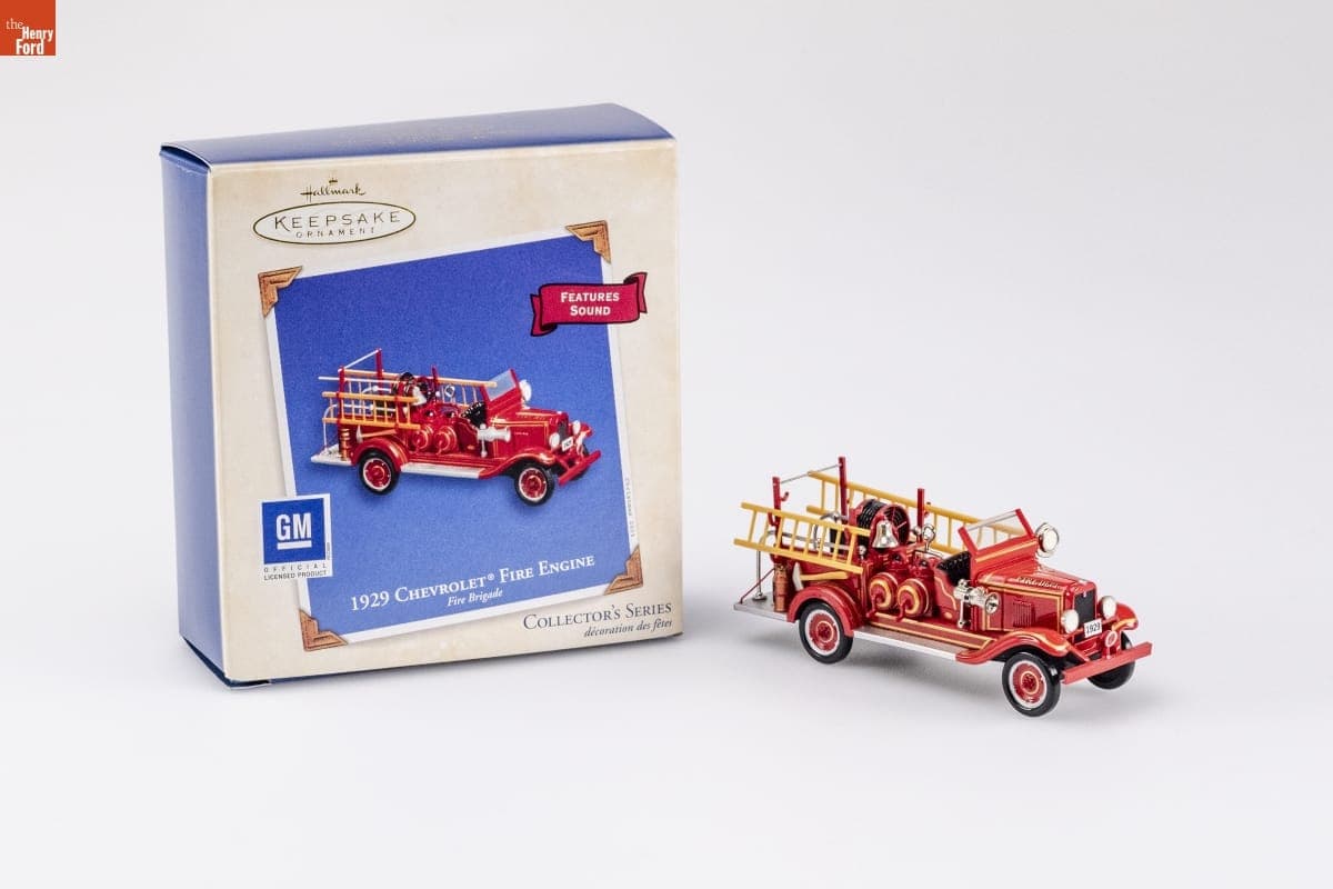 Hallmark "Fire Brigade Series: 1929 Chevrolet Fire Engine" Christmas Ornament, 2003