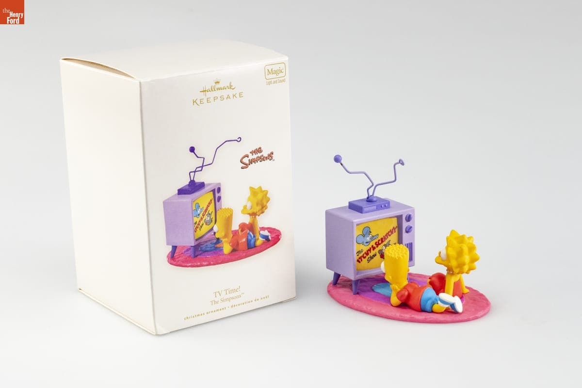 Hallmark "The Simpsons: TV Time!" Christmas Ornament, 2008