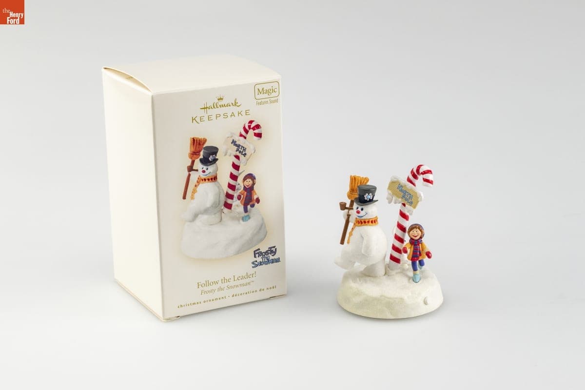 Hallmark "Frosty the Snowman: Follow the Leader!" Christmas Ornament, 2008