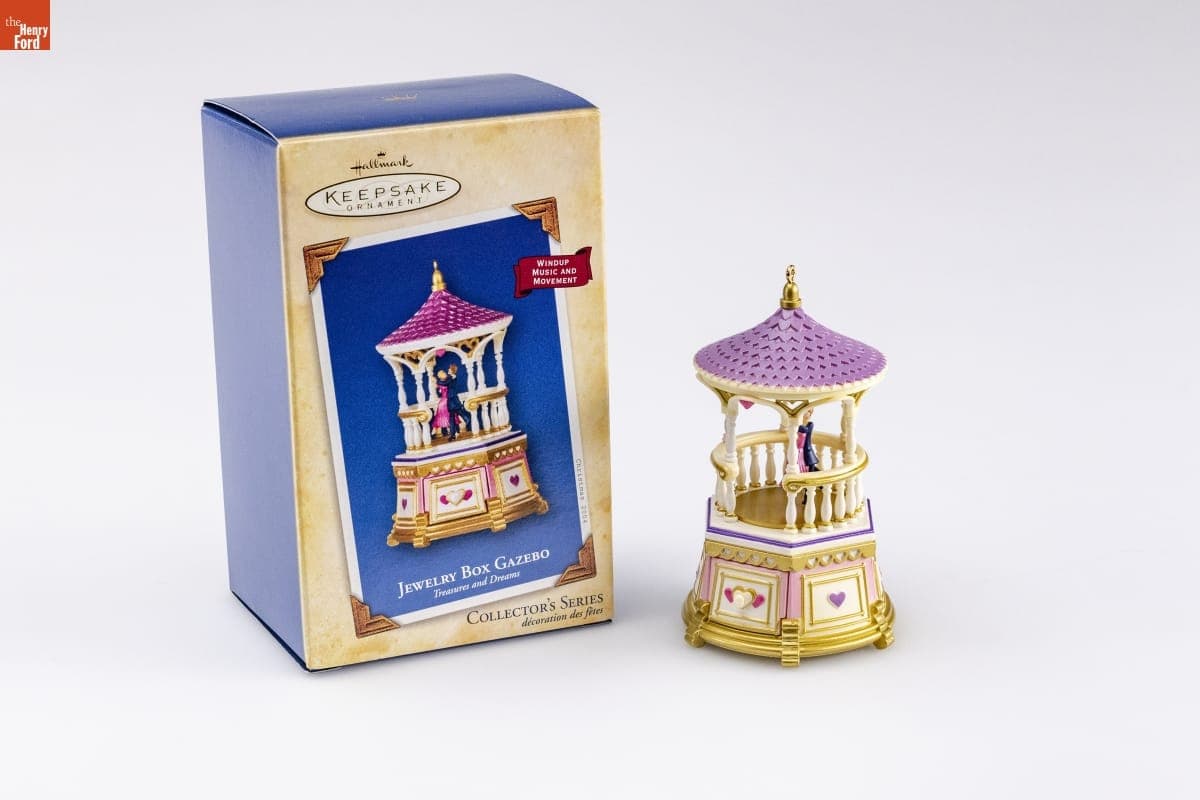 Hallmark "Treasures and Dreams Series: Jewelry Box Gazebo" Christmas Ornament, 2004