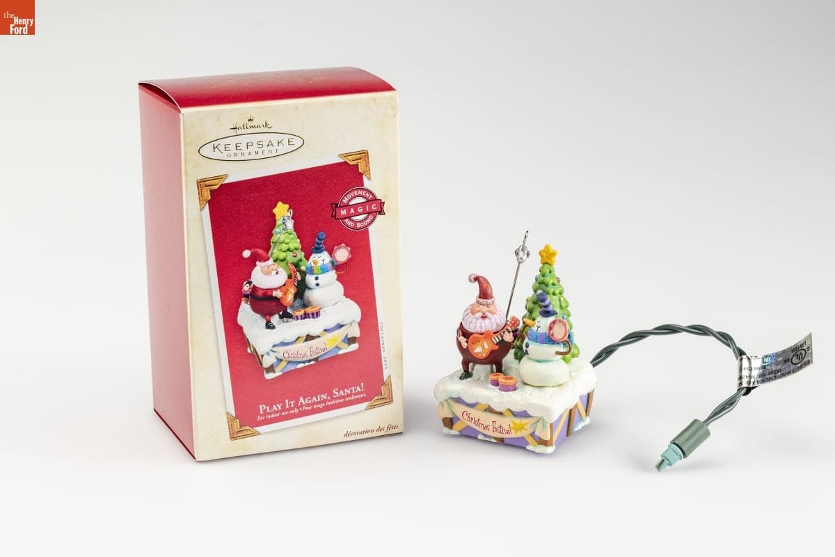 Hallmark "Play It Again, Santa!" Christmas Ornament, 2003