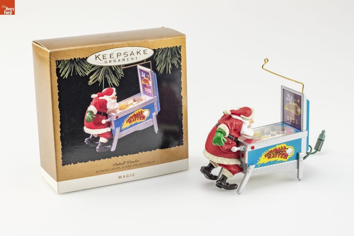 Hallmark "Pinball Wonder" Christmas Ornament, 1996