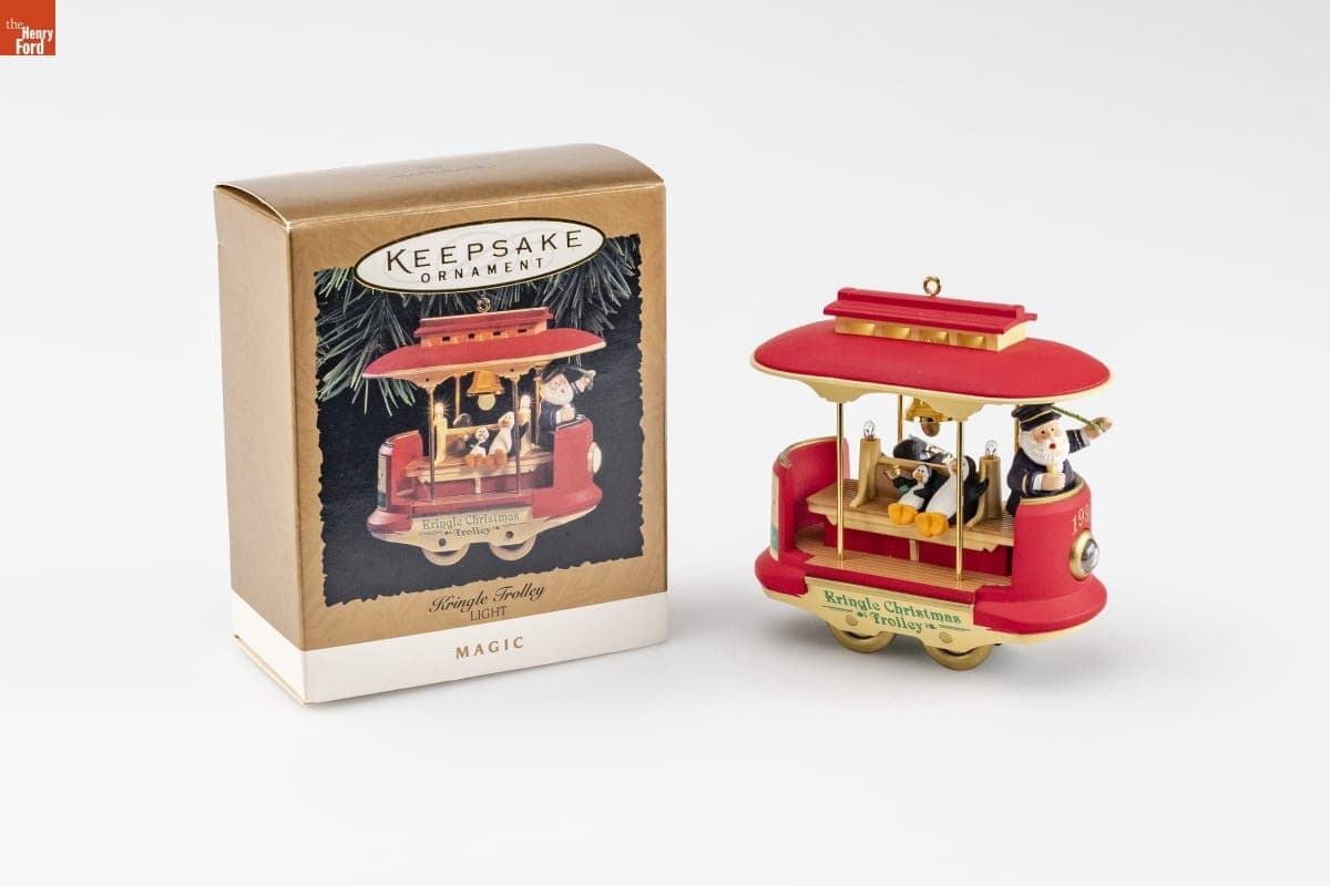 Hallmark "Kringle Trolley" Christmas Ornament, 1994