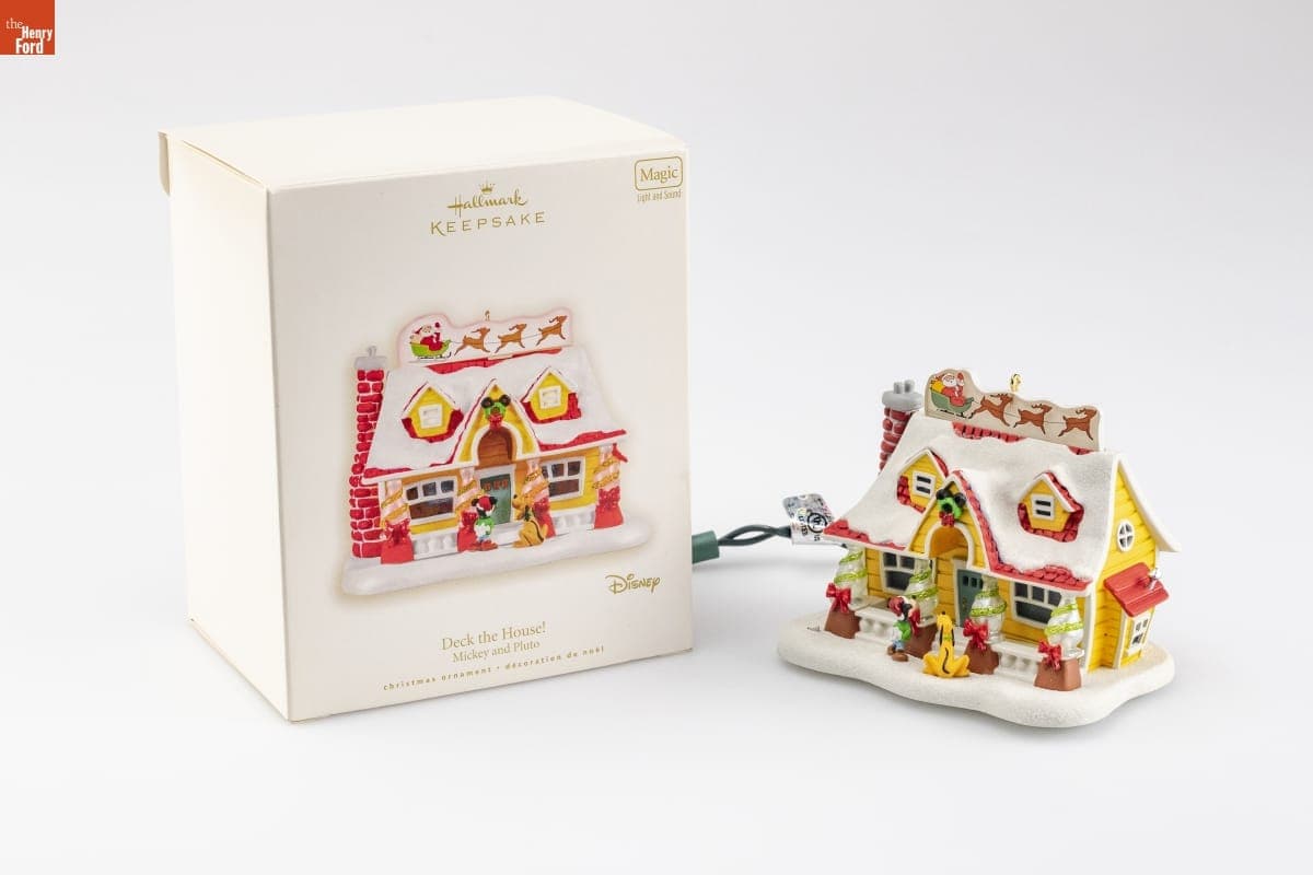 Hallmark "Mickey and Pluto: Deck the House!" Christmas Ornament, 2008