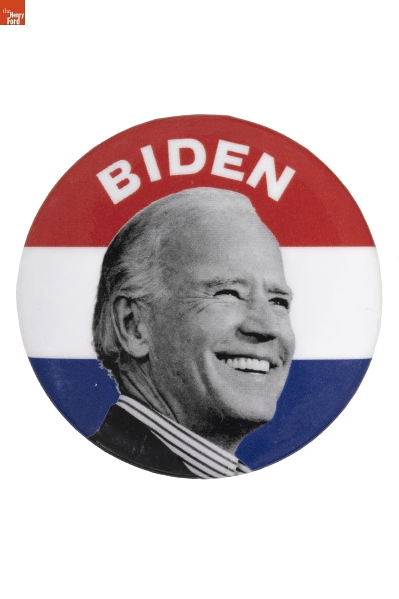 Campaign Button, Presented at 2020 Democratic National Convention, August 2020