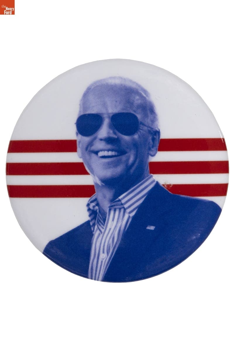 Campaign Button, Presented at 2020 Democratic National Convention, August 2020