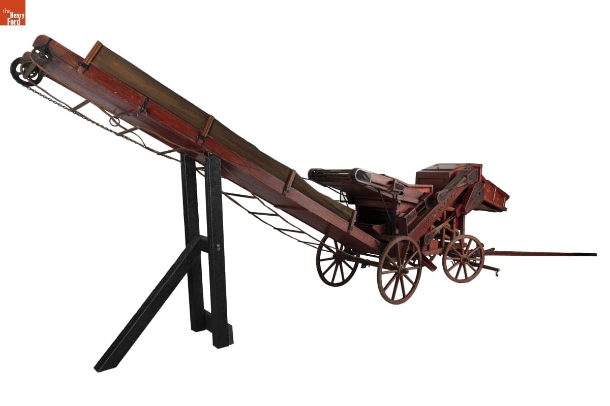"Hy-Ben-Jo-Bill" Miniature Threshing Machine Used by Ford Family, 1920-1924